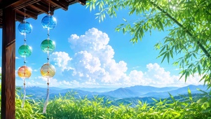 竹影清风