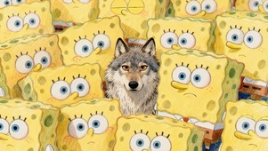 狼王误入海绵宝宝老巢一脸懵逼