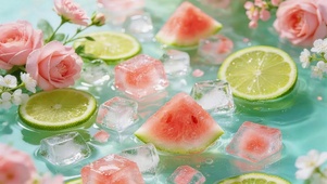 小清新夏日水果
