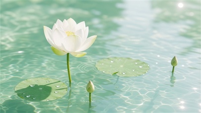 清池白荷