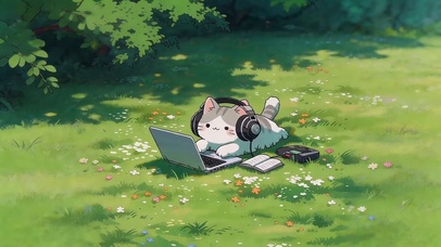 草地可爱猫咪