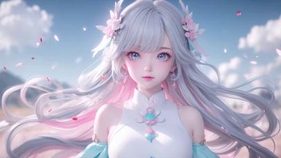 清纯治愈国风萝莉可爱美少女