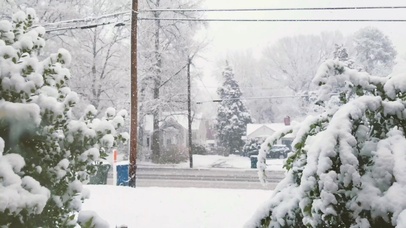 下雪的天