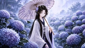 古风撑伞少女