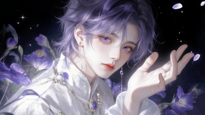 紫梦花影