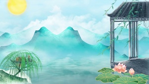 庭外青山林立