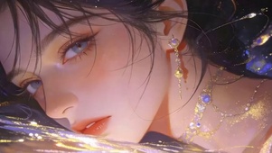 清纯女孩带鱼屏