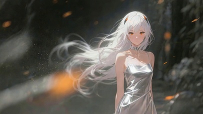 银发美女高清4k