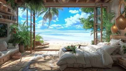 大海蓝天