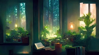 绿色植物室(风景动态壁纸) - 动态壁纸下载 - 元气壁纸