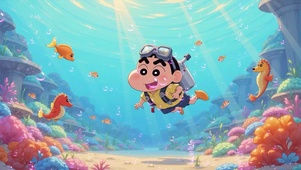 蜡笔小新潜水
