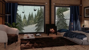 舒适冬季小屋