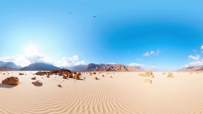 大漠蓝天壮观天地