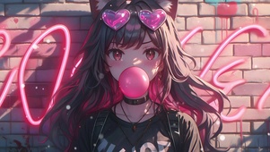 吹泡泡