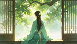 护眼古风美女壁纸