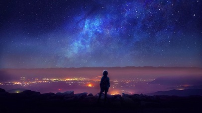 仰望星空