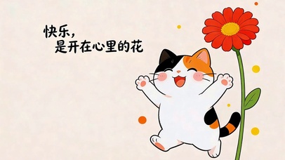 快乐是心里的花