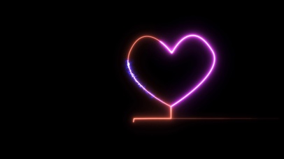 爱心霓虹灯