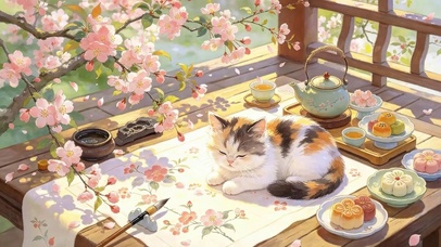 树下猫咪