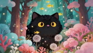 奇幻森林猫咪