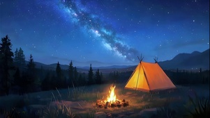 星夜露营