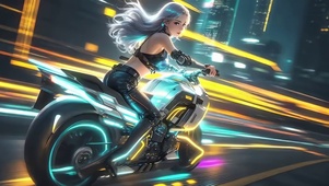 赛博风信子