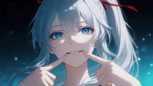 女孩的微笑