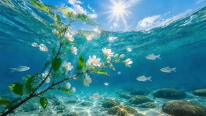 水下栀子花