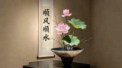 小清新荷花