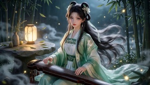月下倩影