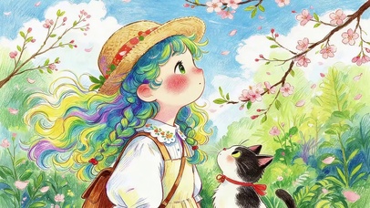 治愈小清新女孩