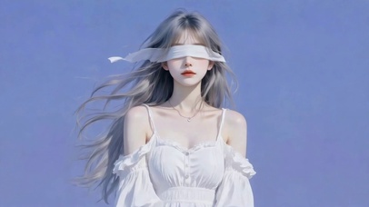 清纯蒙眼美女