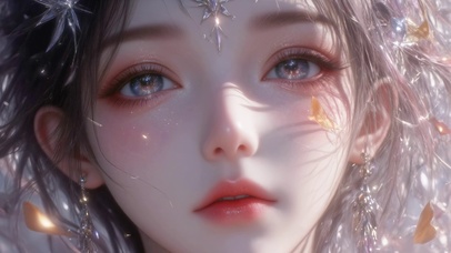 唯美治愈灵眸美女