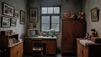 【雨景】80年代老教授的公寓