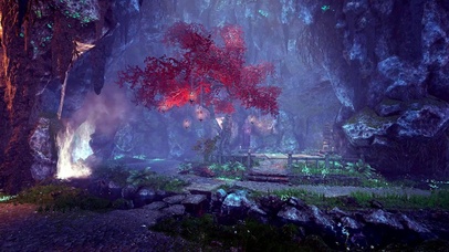 影子花园瀑布流水