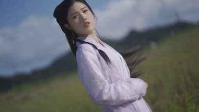 文艺古风美女汉服