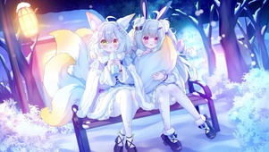 狐与兔的冬夜小憩