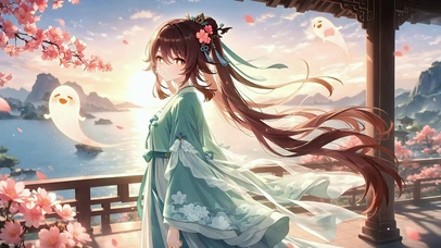 胡桃丨高阁眺海丨