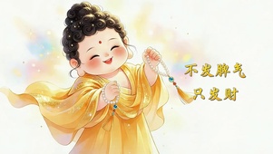 不发脾气只发财