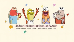 心态好情绪好身体好运气就好