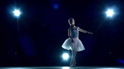 4K 高清 芭蕾舞女演员剪影