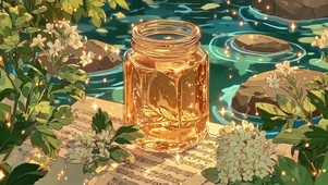 森系治愈玻璃罐