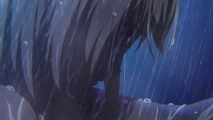 雨中