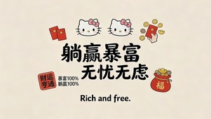 躺赢暴富 无忧无虑