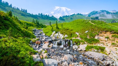 高山溪流