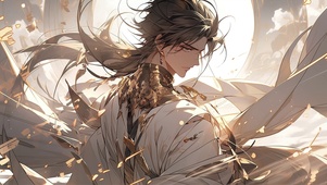 白衣金眸少年