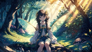 森林精灵少女
