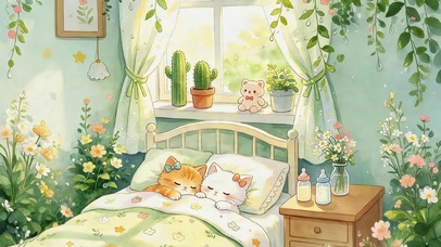 午睡的猫咪