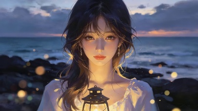 海边寻梦女孩