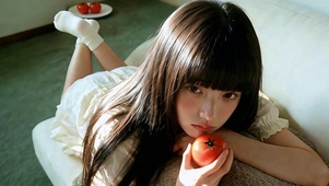 午后柔光清纯少女